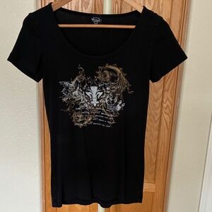 Vintage Sledge Fleur de Lis T Shirt L